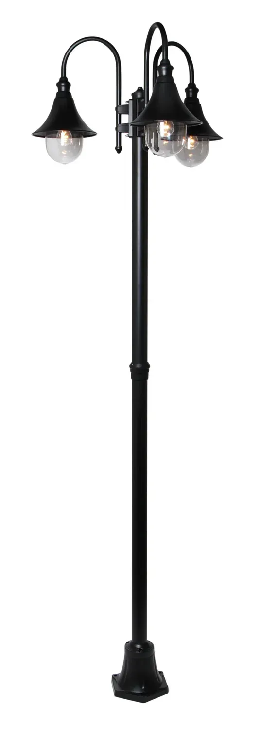 Calice 2 buitenlamp 3-lichts 240 cm groen E27