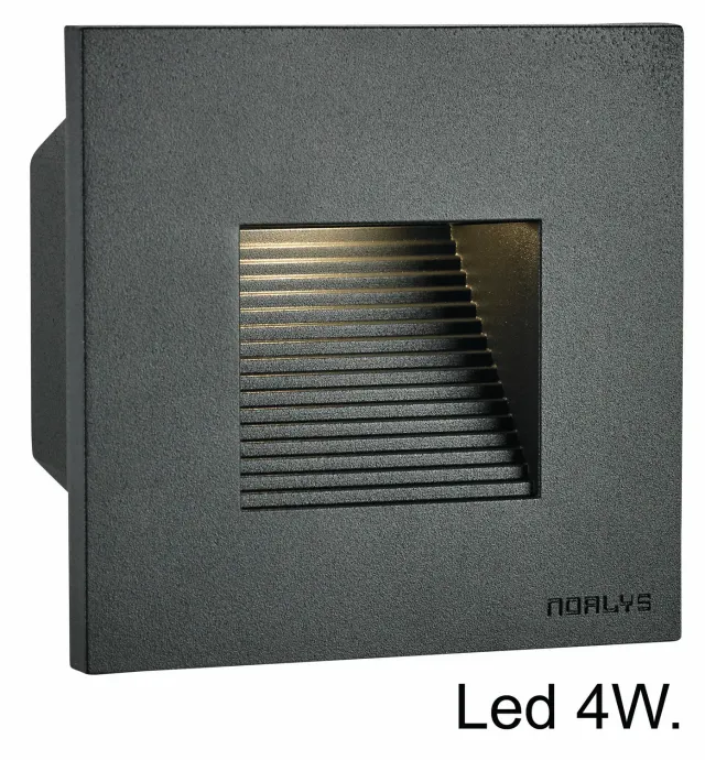 Tuincentrum Heerdink wandlamp antraciet led 4-kant 4W