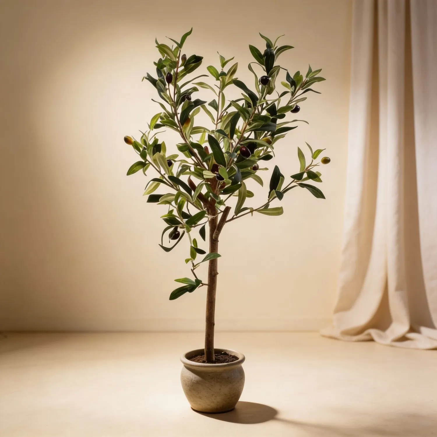 Urbanjungl Olijfboom Kunstplant in Pot 65 cm