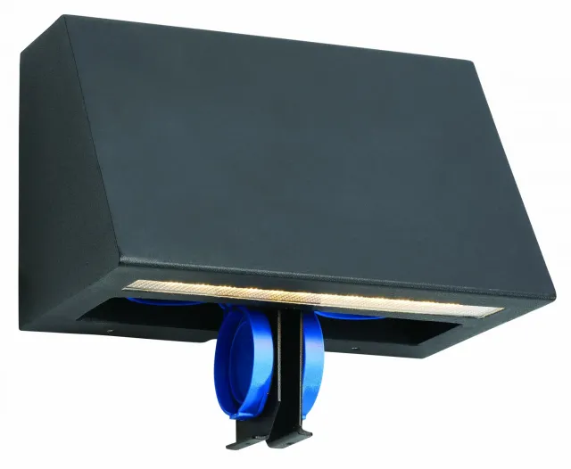 Tuincentrum Heerdink Ski buitenlamp zwart led met stopcontact