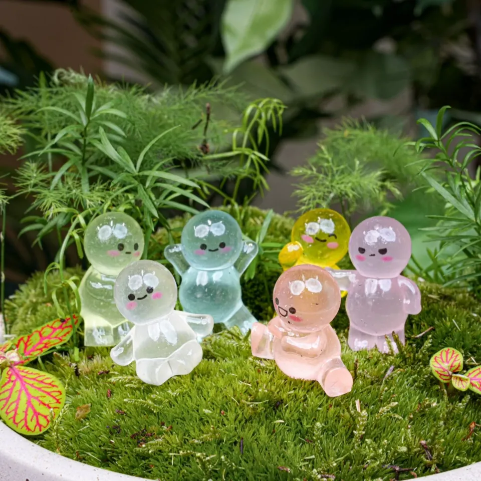 Urbanjungl Lichtvriendjes Mini Figuren Glow 6 stuks