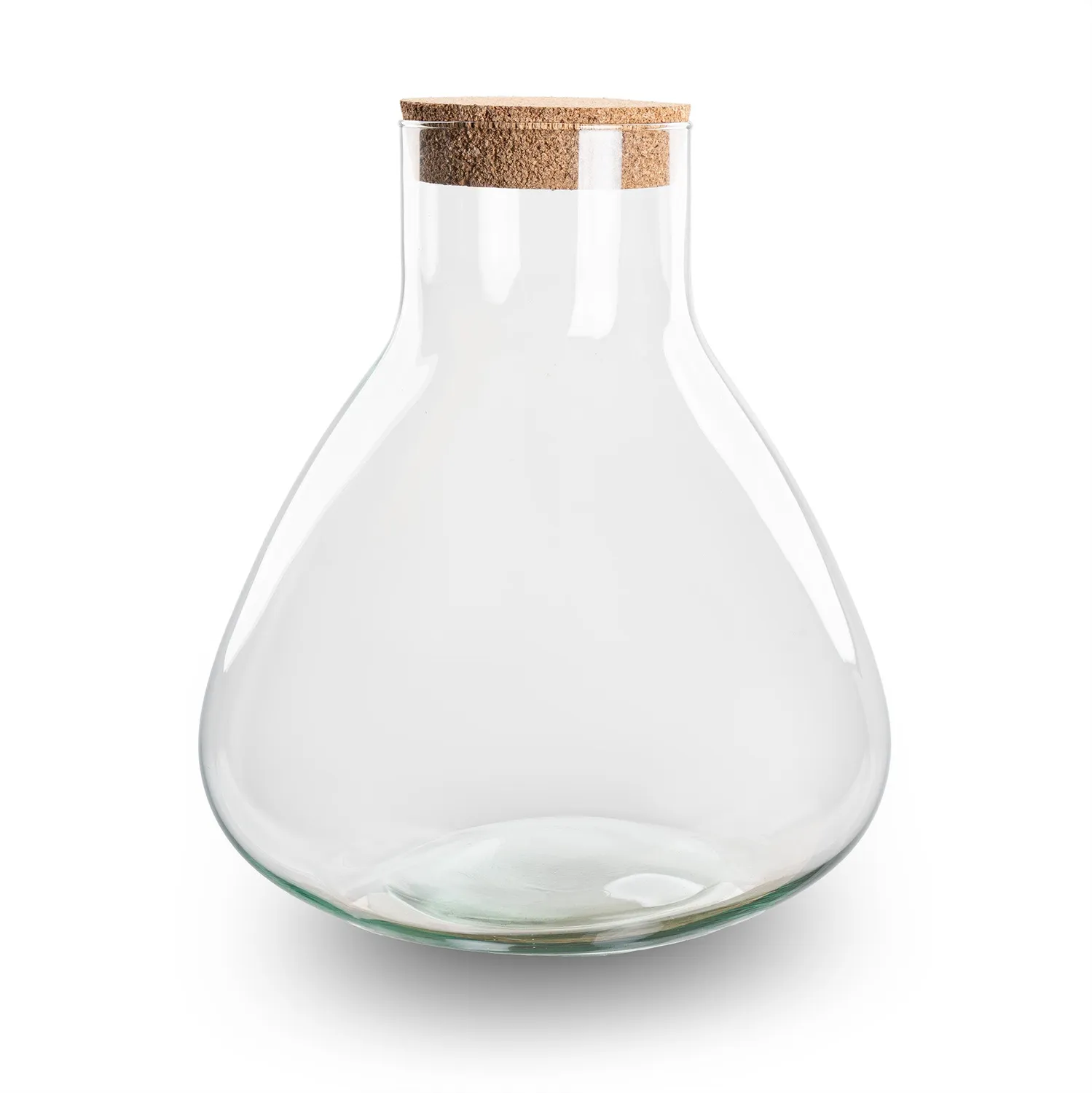 Urbanjungl Sammie terrarium fles kurk Ø 22,5 cm 4 liter glas