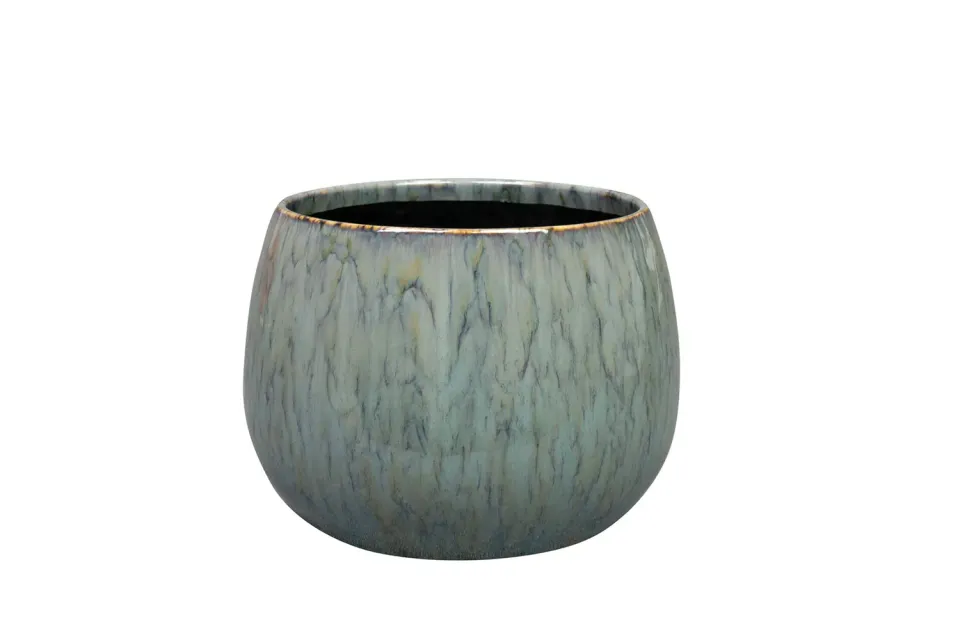 Tuincentrum Heerdink Odile pot blauw D19 keramiek