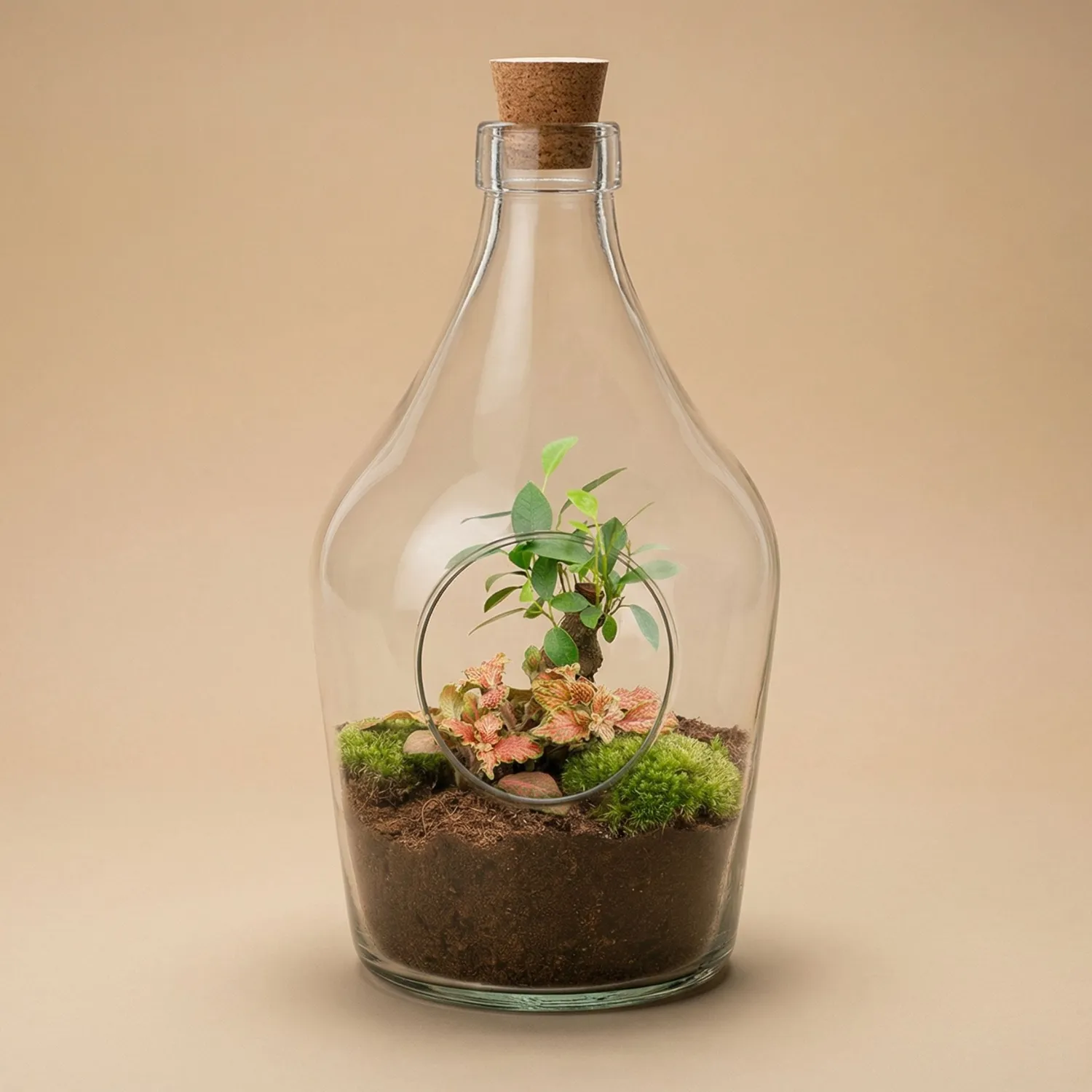 Urbanjungl John open terrarium DIY-kit Ø 16 cm