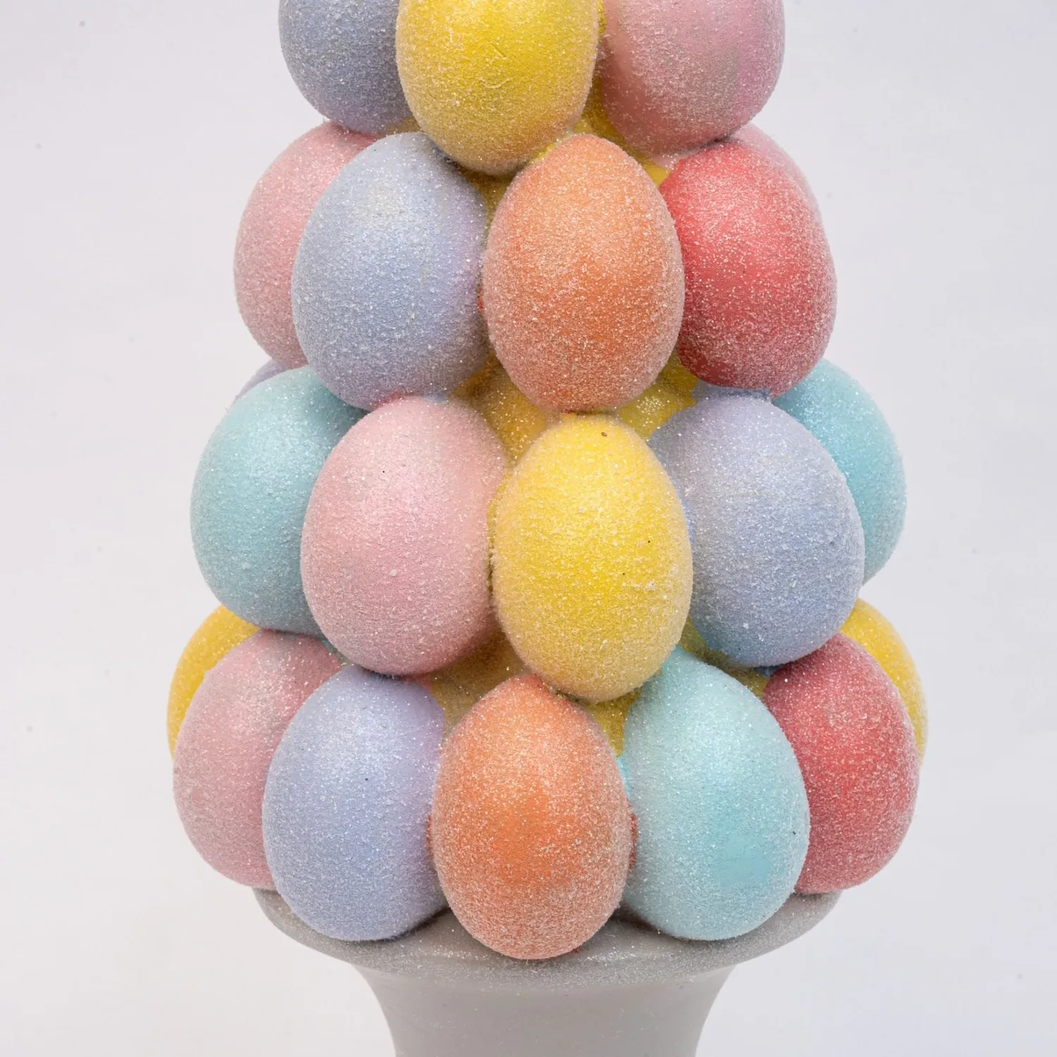 Urbanjungl paasei boom decoratie glitter pastel 40cm