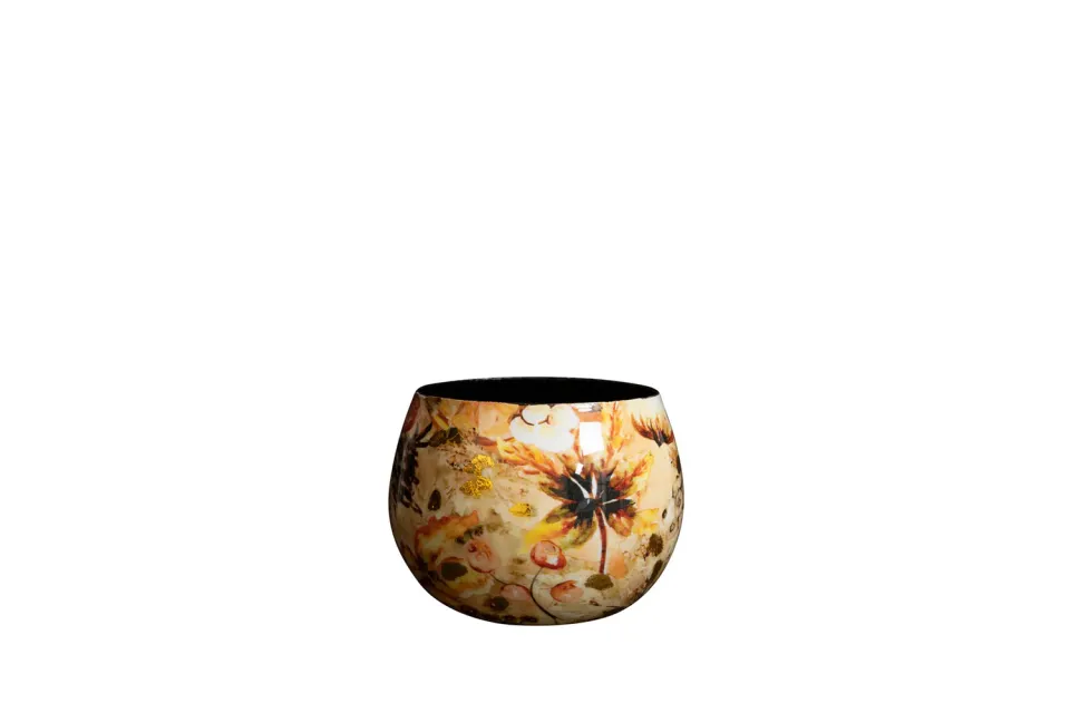 Tuincentrum Heerdink Cotton Cream Bloempot D7 H6 metaal