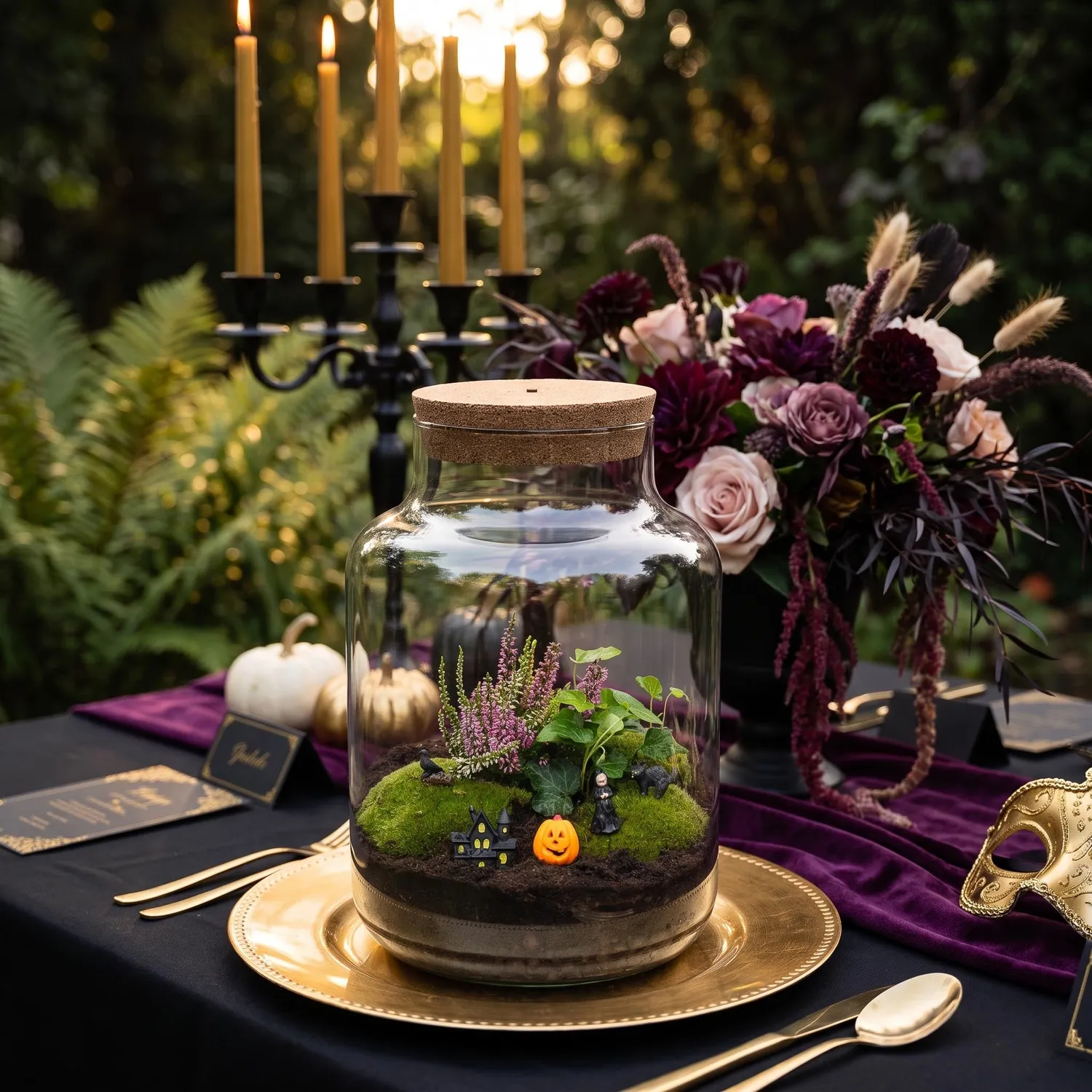 Urbanjungl Little Milky Trick or Treat planten terrarium Ø17cm halloween