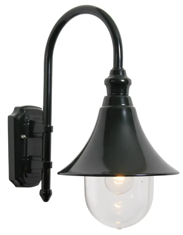 Calice 2 buiten wandlamp groen E27 gevel