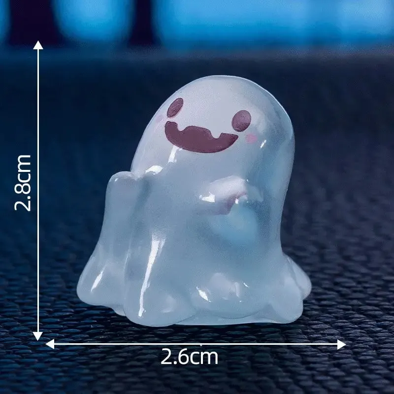 Urbanjungl Ghost glow in the dark mini figuren 6 stuks