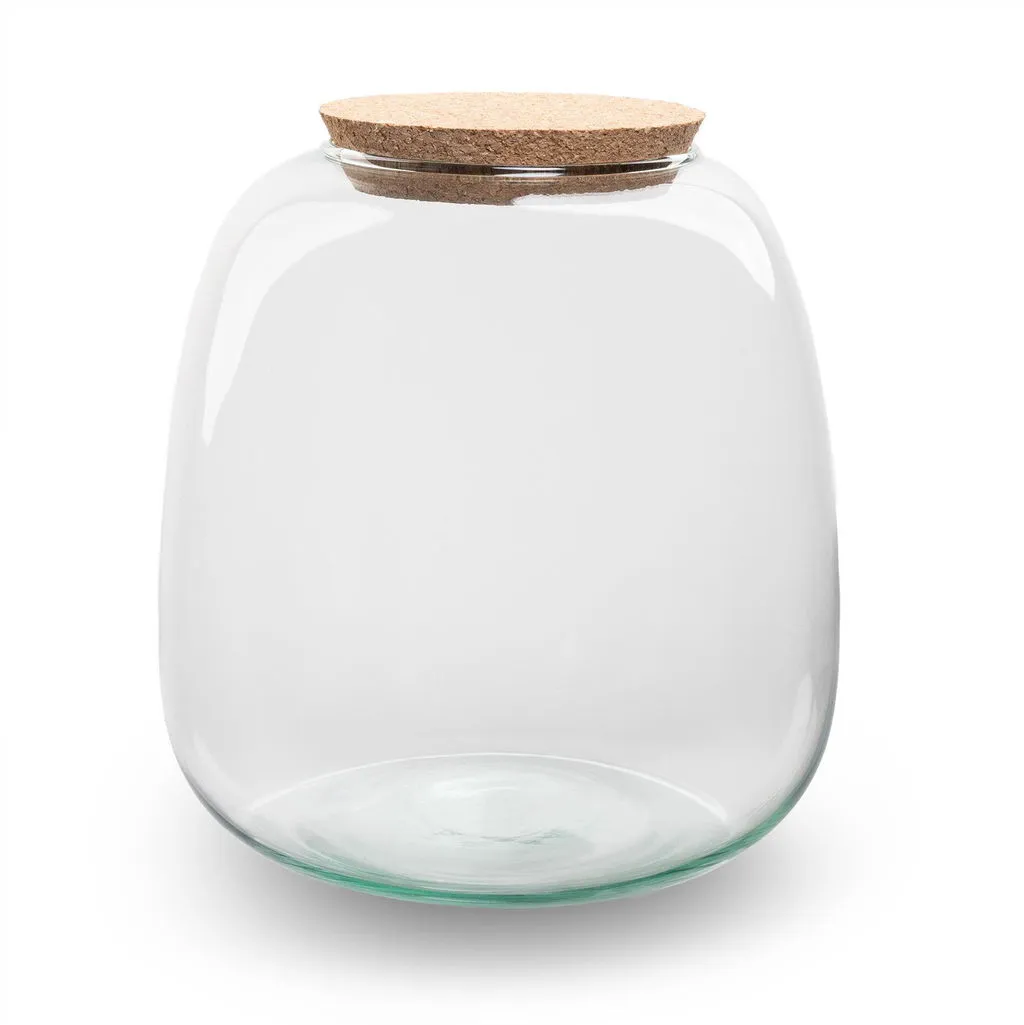 Urbanjungl Emma Mini terrarium fles met kurk 3 liter