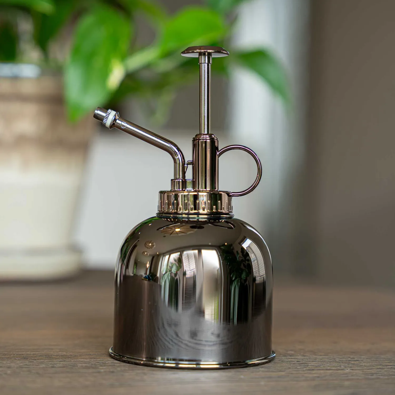 Urbanjungl plantenvernevelaar RVS donker zilver 15,5 cm