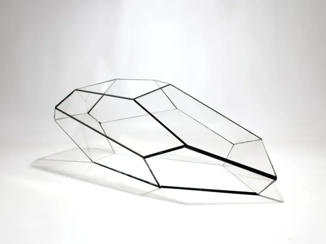 Urbanjungl Plantasia glazen terrarium 50 cm geometric