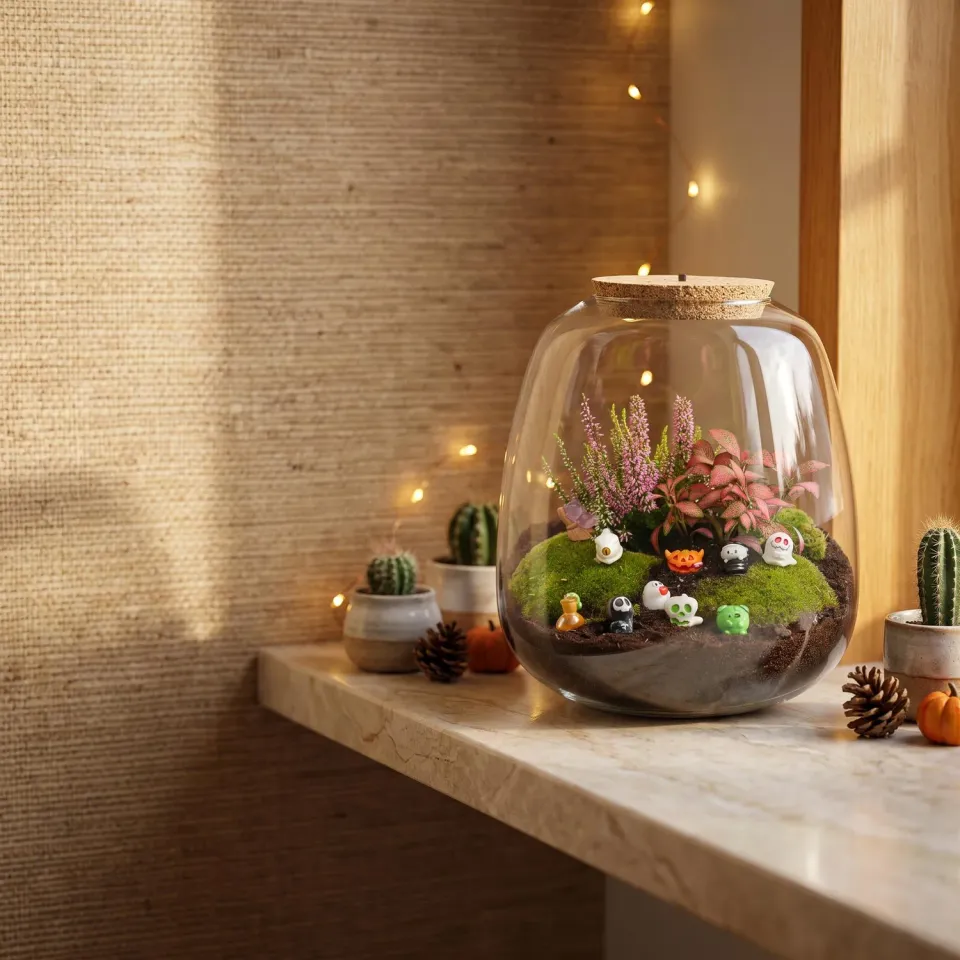 Urbanjungl Emma Spooky Terrarium DIY set Ø23 cm
