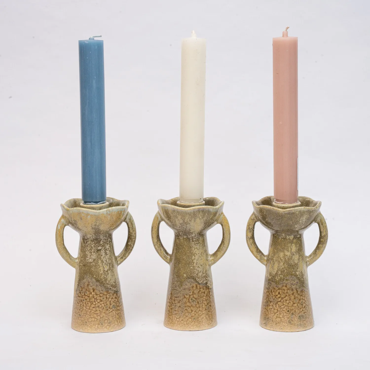 Urbanjungl Pastel Harmony kaarsen set 3 stuks pastel
