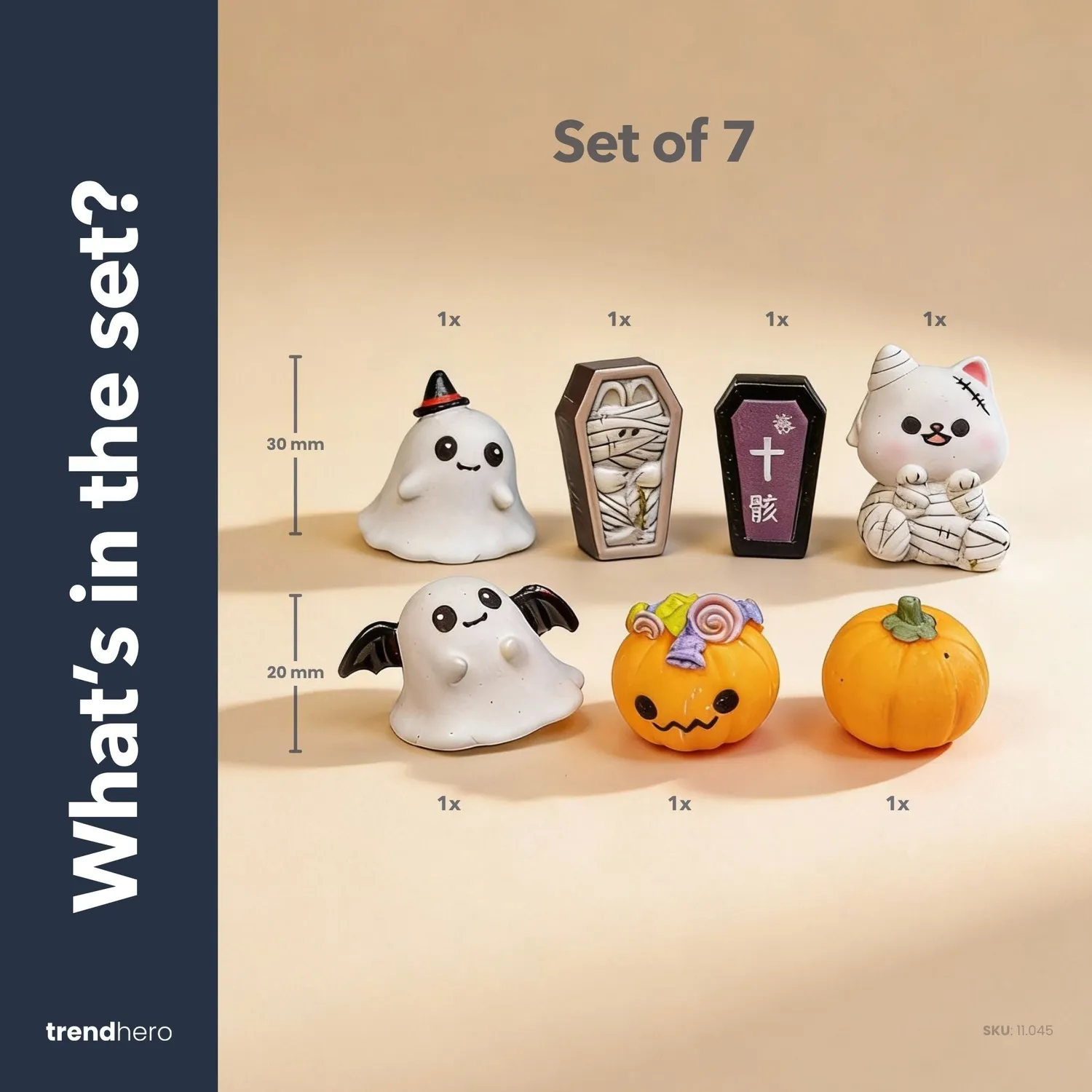 Urbanjungl Horror Huis figuren 7 stuks halloween