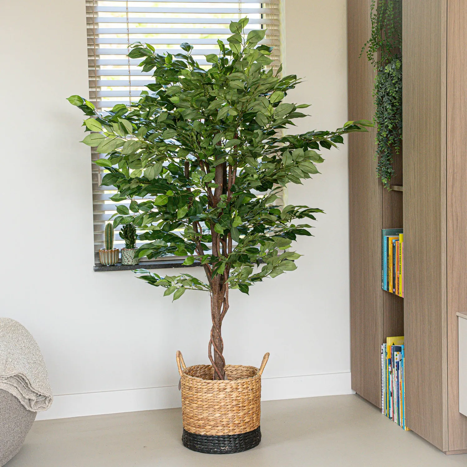Urbanjungl Ficus Deluxe Vine kunstboom 140cm groen