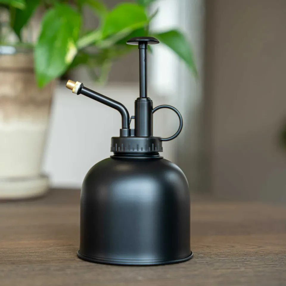 Urbanjungl plantenspuit RVS mat zwart 15,5 cm