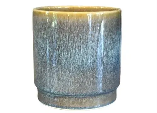 Urbanjungl Ocean Glaze plantenpot blauw aardewerk 23 cm