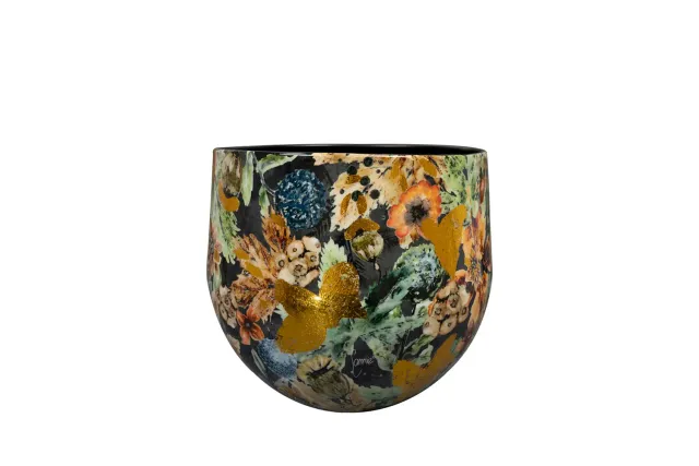 Tuincentrum Heerdink Berry D24 H21 bloempot blue bessenprint