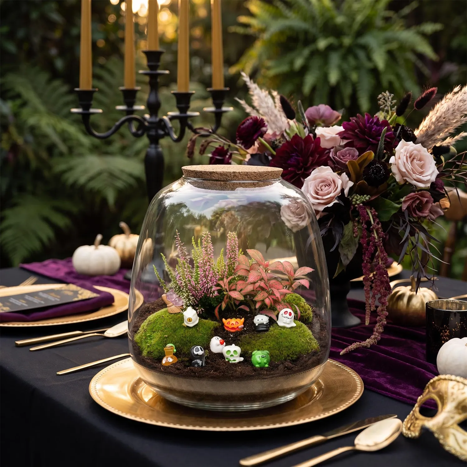 Urbanjungl Emma Spooky Terrarium DIY set Ø23 cm