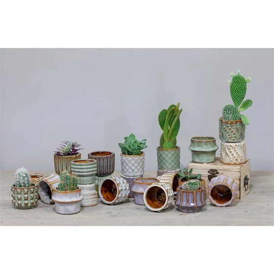 Urbanjungl San Juan Mini Pot Set 6 bloempotten 6 cm multi