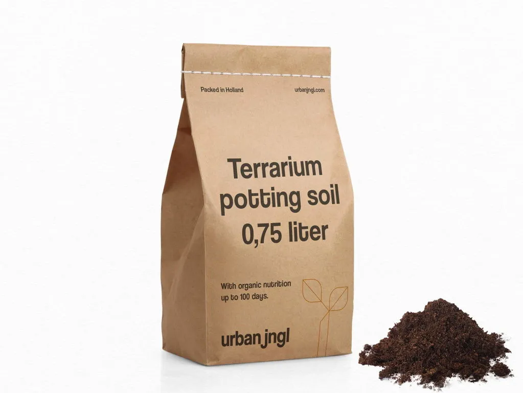 Urbanjungl Terrarium Potgrond 0,75 liter met organische voeding
