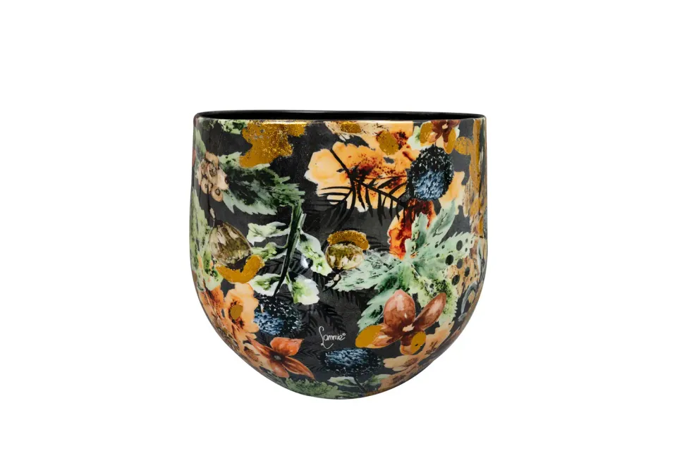 Tuincentrum Heerdink Berry D28 H25 bloempot blue print