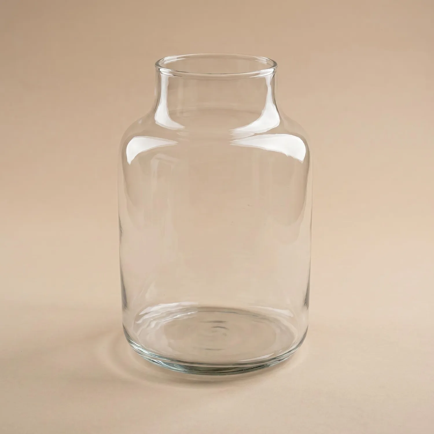 Urbanjungl Milky Fles Ø21,5x30 cm vaas 9 liter gerecycled glas