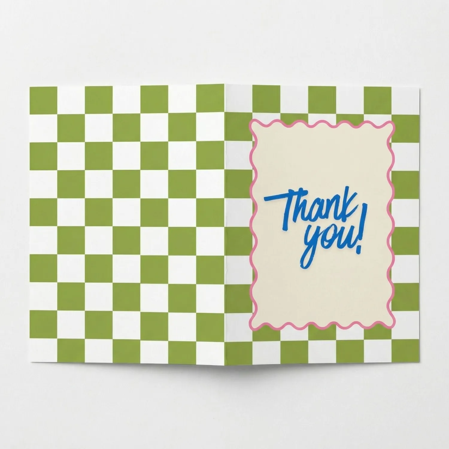 Urbanjungl Thank You wenskaart A6 gevouwen bedankkaart