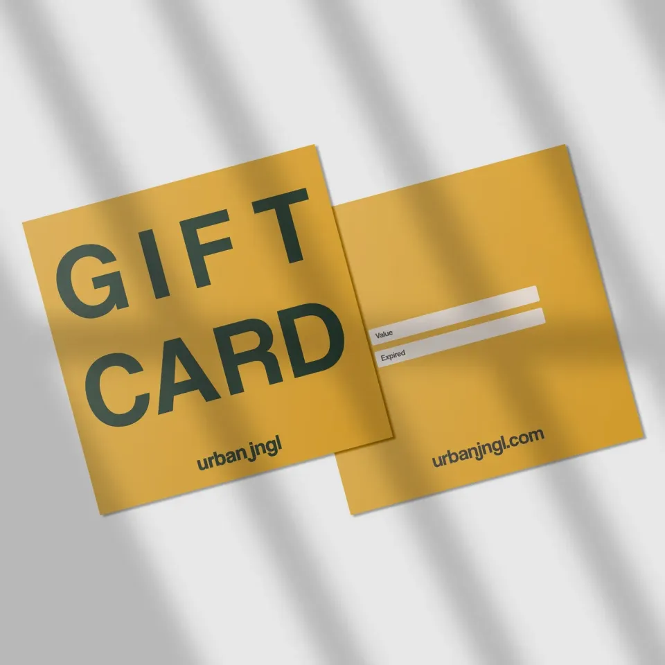 Urbanjungl Cadeaubon digitale cadeaukaart €5 groen cadeau