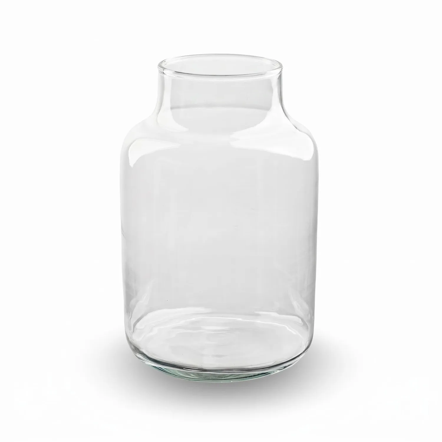 Urbanjungl Milky Fles Ø21,5x30 cm vaas 9 liter gerecycled glas