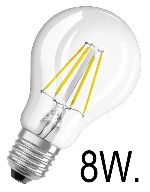 Tuincentrum Heerdink Ledlamp E27 8W filament helder warm wit