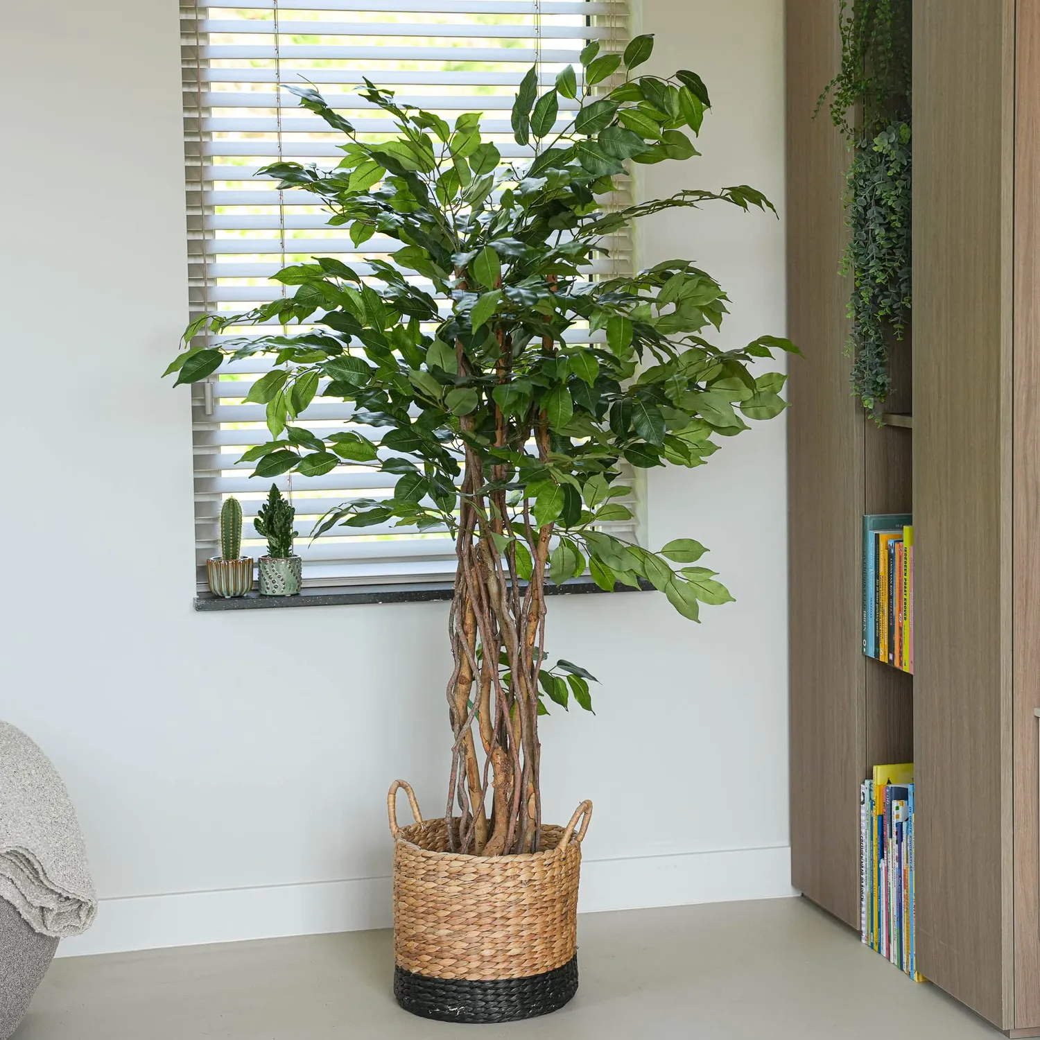 Urbanjungl Ficus Liana kunstboom 140 cm onderhoudsvrij