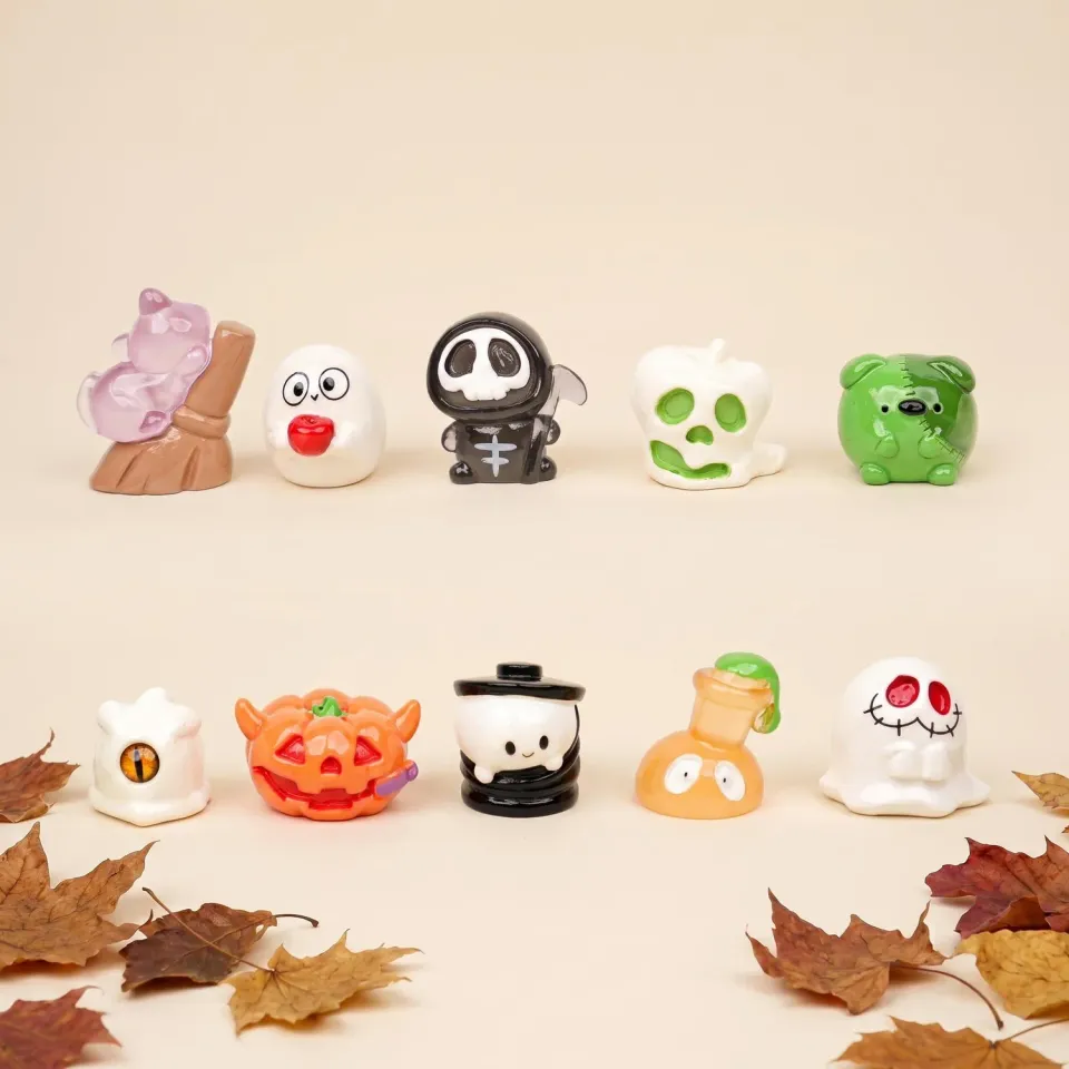 Urbanjungl Halloween Spooky Crew figuurtjes 10 stuks 1-3 cm