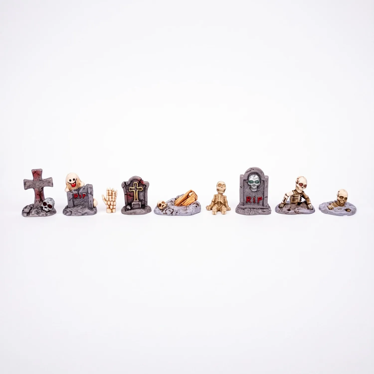Urbanjungl Haunted Cemetery miniaturen 9 stuks 3,5 cm