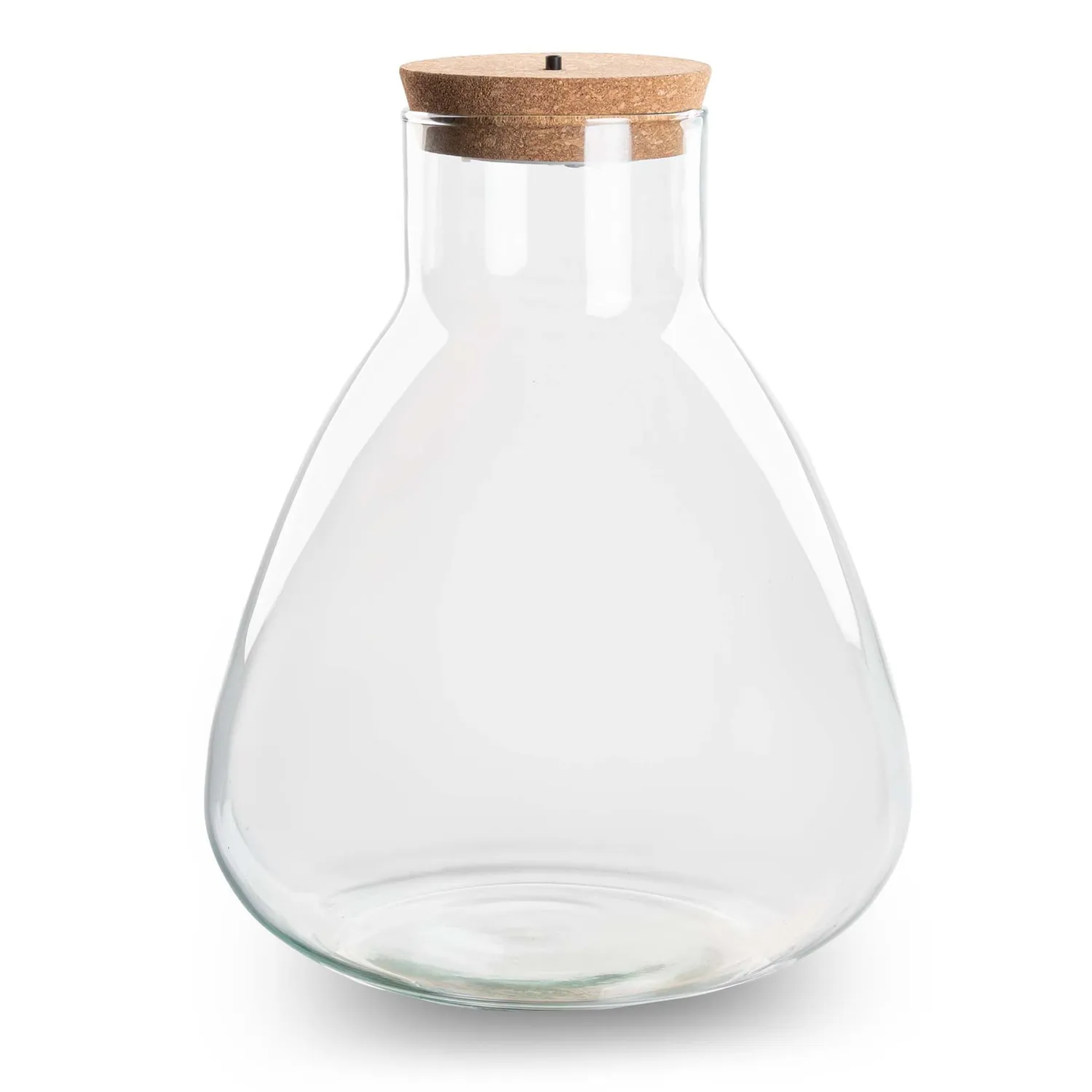 Urbanjungl Sam terrarium fles 6,5L met LED-kurk pyramide