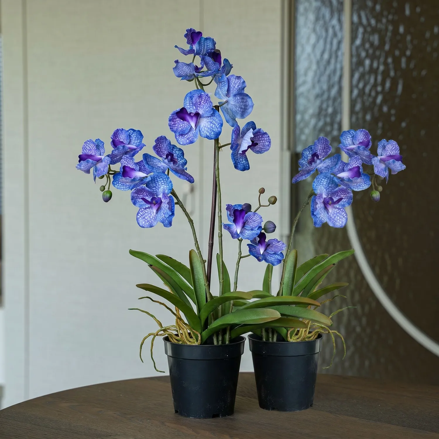 Urbanjungl Vanda kunstplant paars bundelset 2 stuks