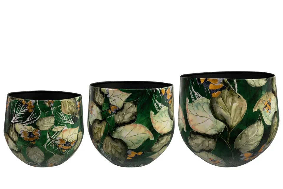 Bee Green pot set van 3 groen D33 H28