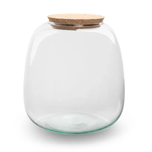 Urbanjungl Emma Mini terrarium fles met kurk 3 liter