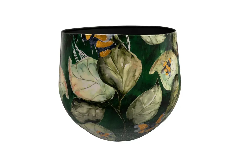 Designed by Lammie Bee Green bloempot groen D33 H28