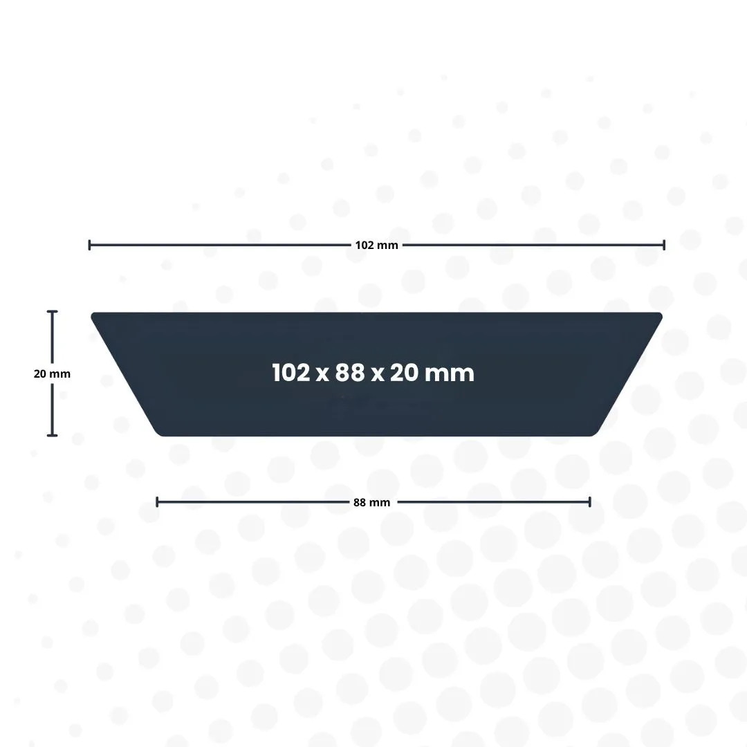 Urbanjungl kurk 102x88x20 mm natuurkurk conisch