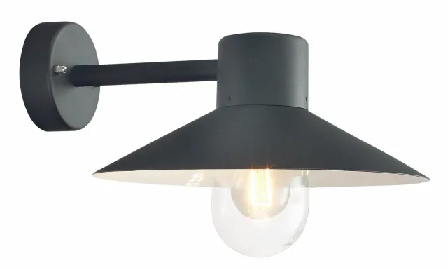 Selva wandlamp zwart E27 gevel
