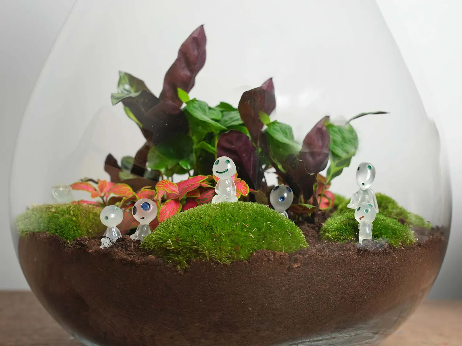 Urbanjungl Glow Planthero's figuurtjes blauw 10 stuks 3 cm