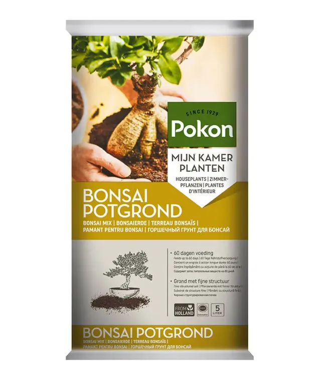 Tuincentrum Heerdink bonsai potgrond 5 liter luchtig