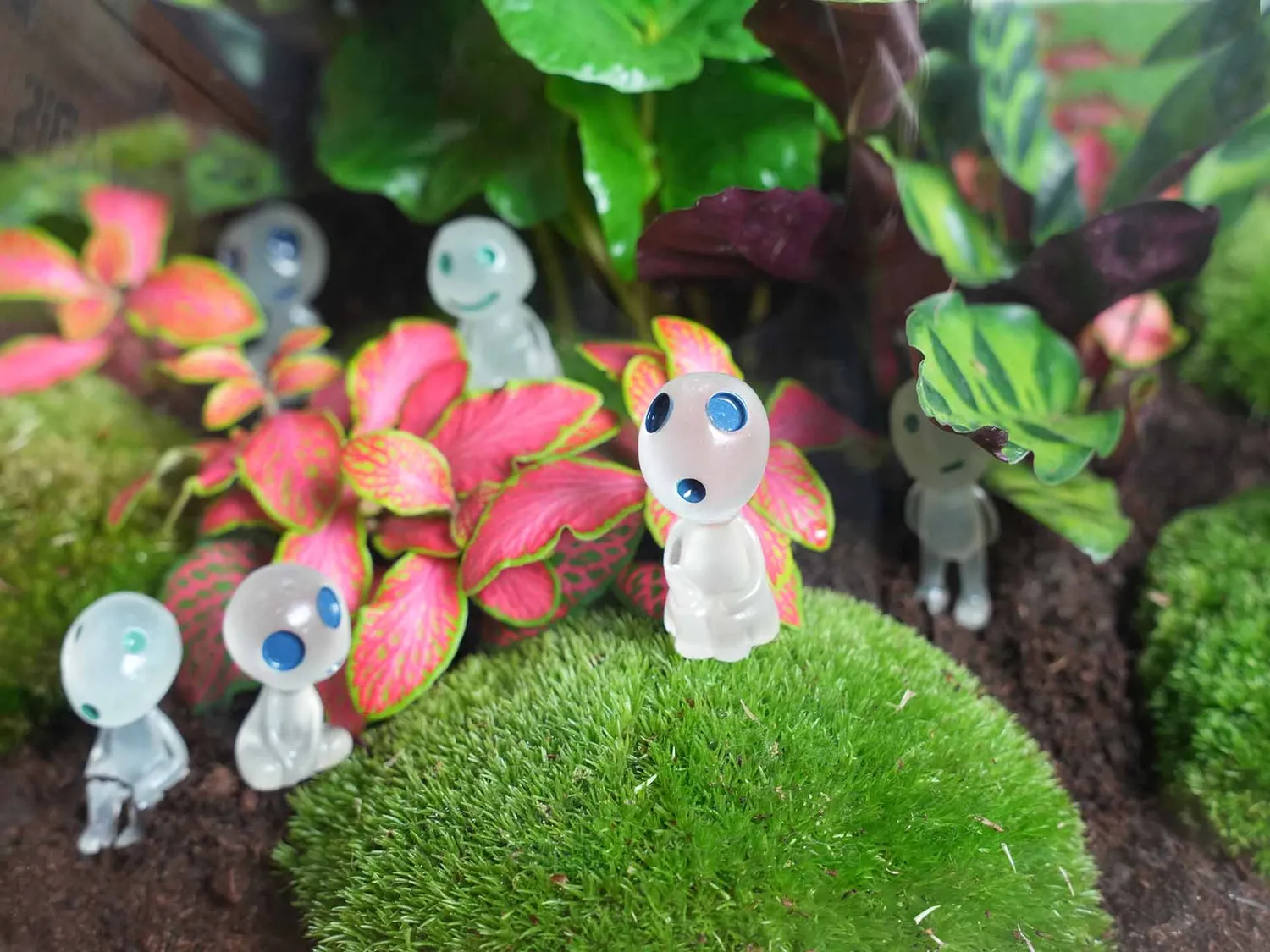 Urbanjungl Glow Planthero's figuurtjes blauw 10 stuks 3 cm