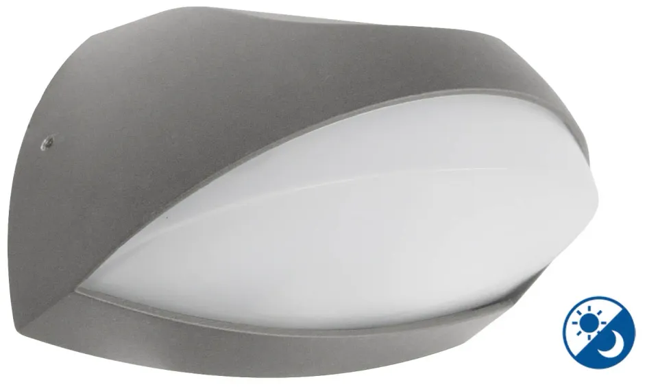Tuincentrum Heerdink Sensor gevel LED 12W buitenlamp antraciet