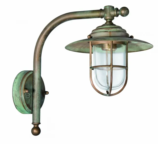 Tuincentrum Heerdink Maritiem gevel lamp boog messing E27