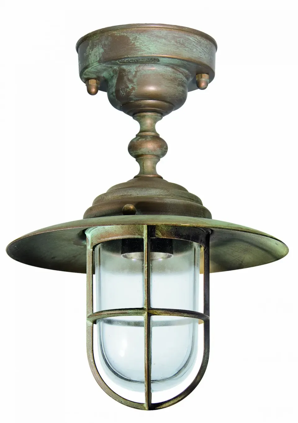 Tuincentrum Heerdink Maritiem plafondlamp koper E27