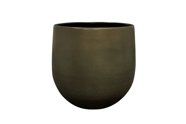 Esra Shiny Green bloempot D26 H26 groen keramiek