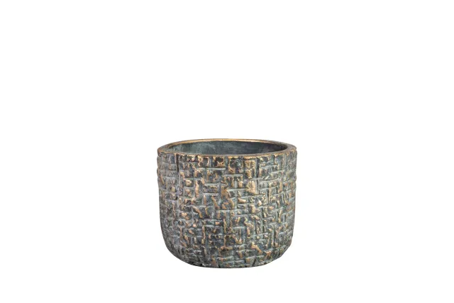 TS Collection Maxim bloempot shiny earth D11 H9